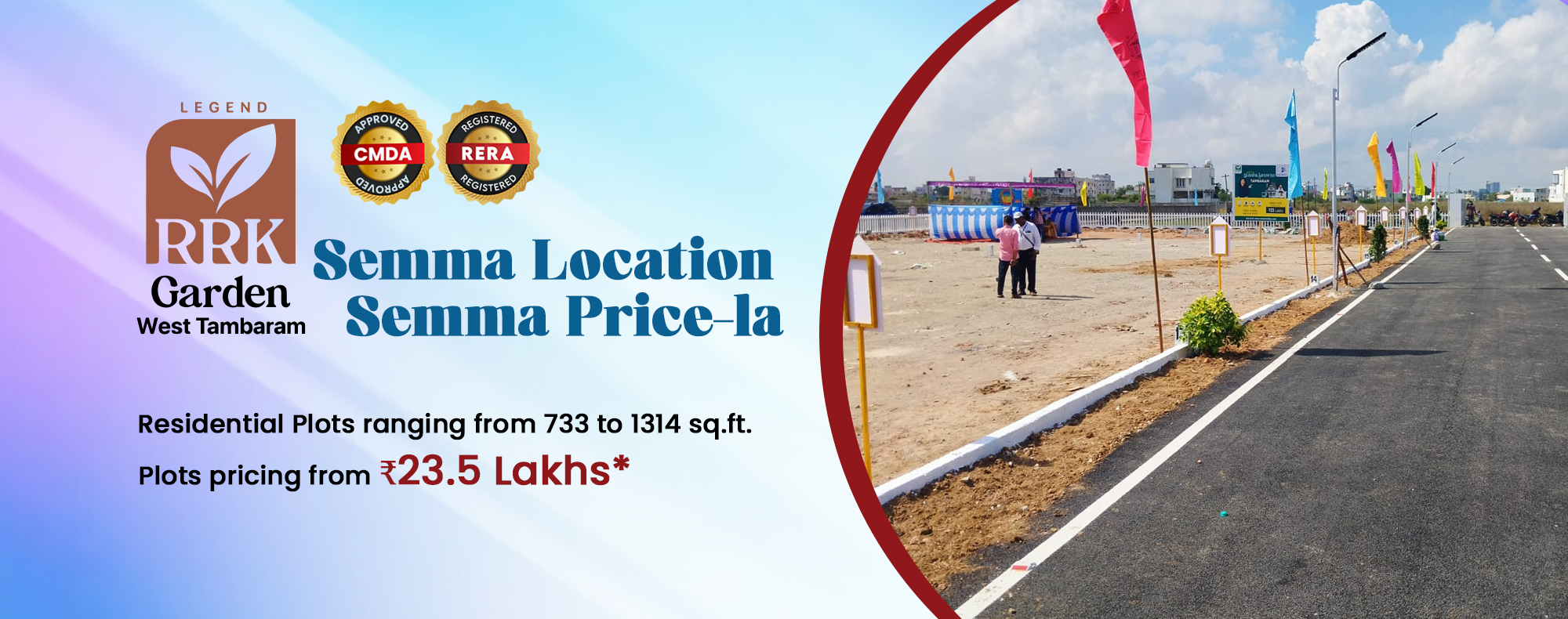 Premium Residential Plots - RRK Garden